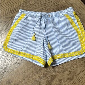 Lilly Pulitzer Blue and White Striped Shorts